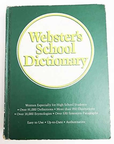 Webster school dictionary - webster's,