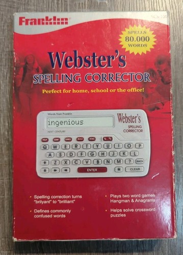 Webster spelling corrector - webster’s,